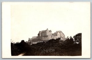 RPPC Real Photo Postcard - Edinburgh Castle, Scotland - June 1910