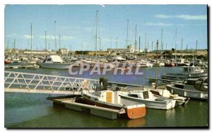 Modern Postcard Les Sables d'Olonne Vendee Marina