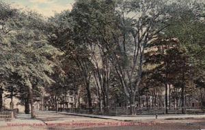 New York Troy Washington Park From Corner Washington and Third Streets 1912