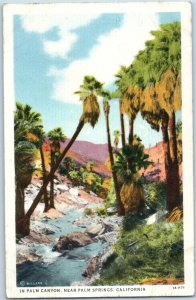 1915-20s Palm Canyon Palm Springs, California Postcard F165