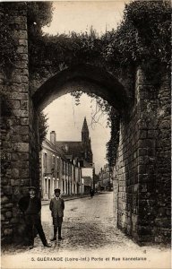 CPA GUERANDE - Porte et Rue Vanntaise (653787)