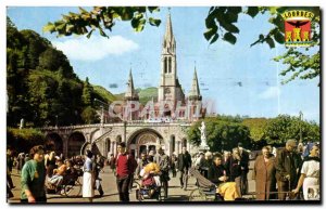Modern Postcard Lourdes Sick Come Back From the Cave