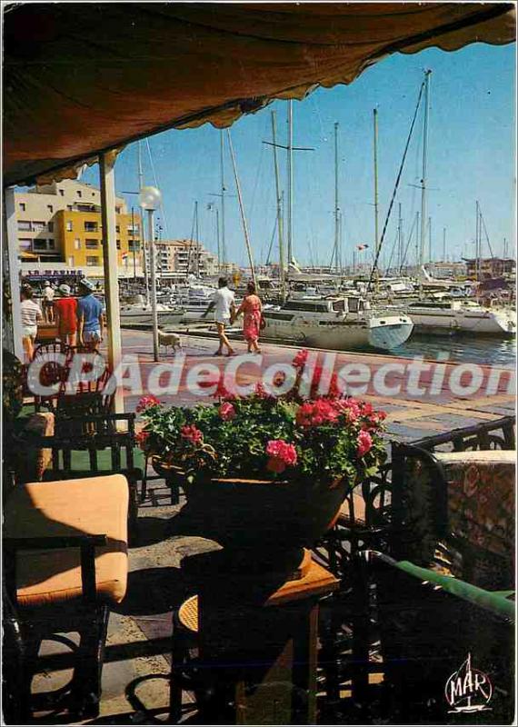 Postcard Modern Languedoc Cap d'Agde Echappee sue the port