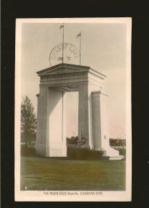 Postmarked 1946 White Rock BC Peace Arch Canadian Side Gowen Sutton Postcard