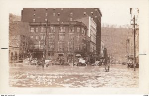 RP: Johnstown , Pennsylvania , 1936 Flood ; Main and Market Streets