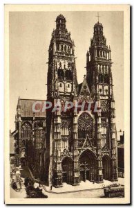 Old Postcard Tours Cathedrale Saint Gatien