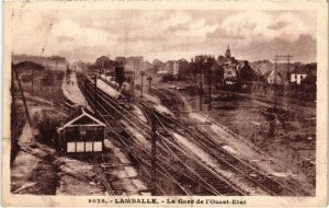 CPA LAMBALLE La Gare de l'Ouest-Etat (1296166)