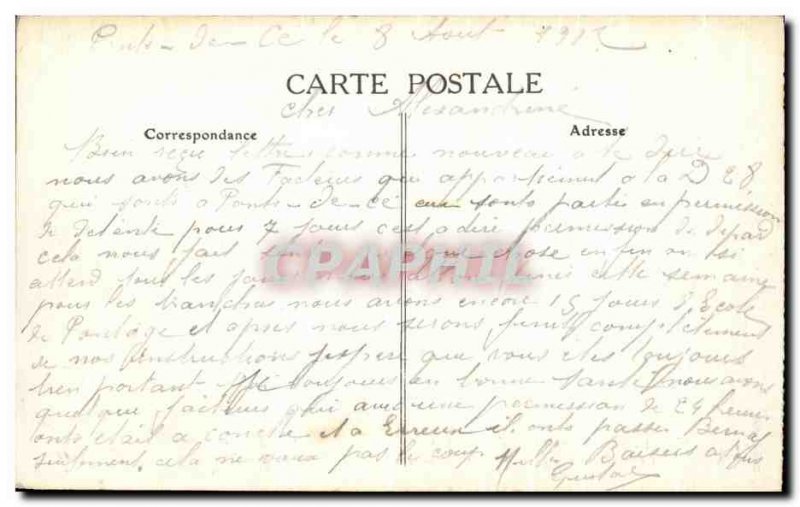 Old Postcard Luynes Le Chateau