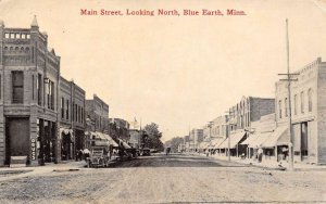 Blue Earth Minnesota Main St., Looking North B/W Photo Print Vintage PC U4680