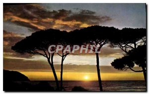 Postcard Modern Crepuscule on Mediterraneenne