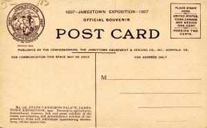VA - 1907 Jamestown Exposition. State's Exhibit Palace