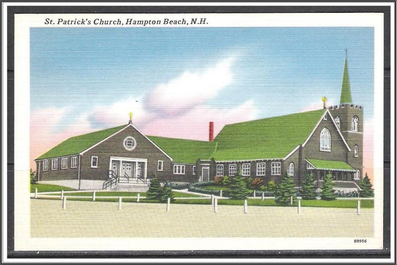 New Hampshire, Hampton Beach St Patrick's Church - [NH-178]