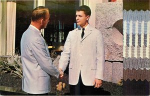 1950s Fort Worth Texas Clothing shop advertising Clyde Campbell Postcard 25-500