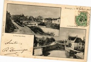 CPA MONTARGIS le 18 Sept. 1902.. Le Pont-St-Roch - La Grande Ecluse (227788)