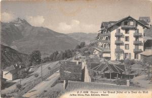 BR100127 gryon le grand hotel et le dent du midi switzerland