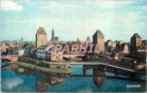 Modern Postcard Strasbourg Bas Rhin The Covered Bridges