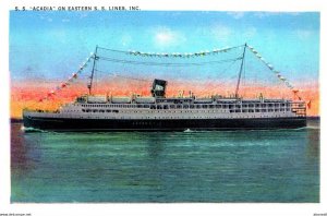 S.S. Acadia  Eastern Steamship Lines