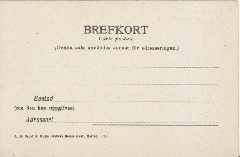 Sweden Postcard - Fran Krigsmuseet i Skansen Kronan - Goteborg - Ref 973A