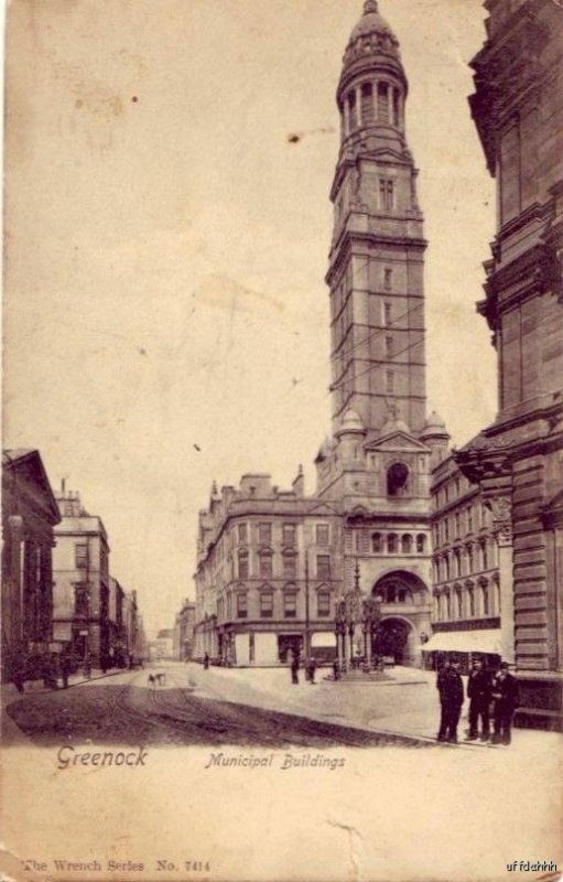 GREENOCK INVERCLYDE UK MUNICIPAL BUILDINGS