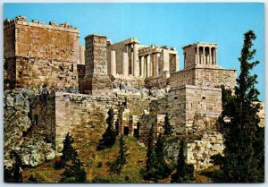 Postcard - Acropolis, Propylaea - Athens, Greece