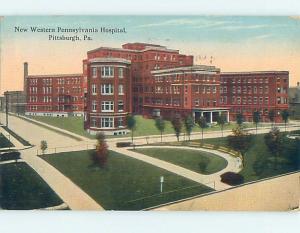 Divided Back NEW WESTERN PENNSYLVANIA HOSPITAL Pittsburgh Pennsylvania PA hs0791