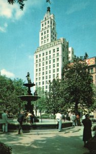 Vintage Postcard Court House Columbia Mutual Tower Memphis Tennessee Bluff City