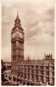 BR77394 big ben westminster real photo  london   uk