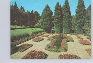 Italian Gardens, Butchart Gardens, Victoria British Columbia, Chrome Postcard #2