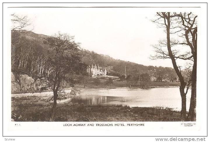 RP, Loch Achray And Trossachs Hotel, Perthshire, Scotland, UK, 1920-1940s