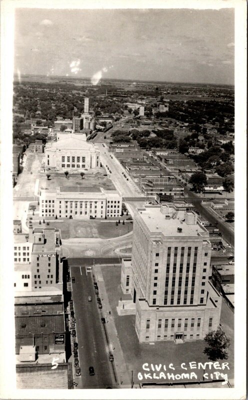 Real Photo Postcard Civic Center Oklahoma City, Oklahoma~134338