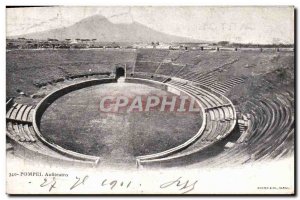 Postcard Ancient Pompeii Amphitheater