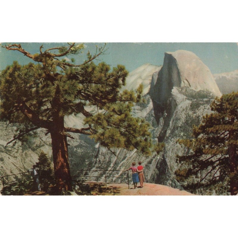 Union Oil Company Half Dome Yosemite Park California c.1940 Postcard / 2R5-492