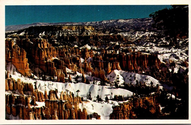 Utah Bryce Canyon National Park Winter Scene