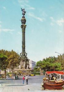 Spain Barcelona Christopher Columbus Monument