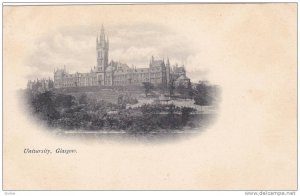 University, Glasgow, Scotland, UK, 1900-1910s