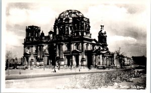 Berlin Cathedral German Evangelical Church Berlin Germany Real Photo Postcard