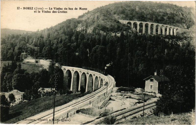 CPA MOREZ - Viaduc du bas de MOREZ et Viaduc des Crottes (212076)