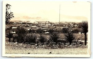 1929 ALPINE TEXAS J.C. THAIN AERIAL VIEW RARE PHOTO RPPC POSTCARD P3551