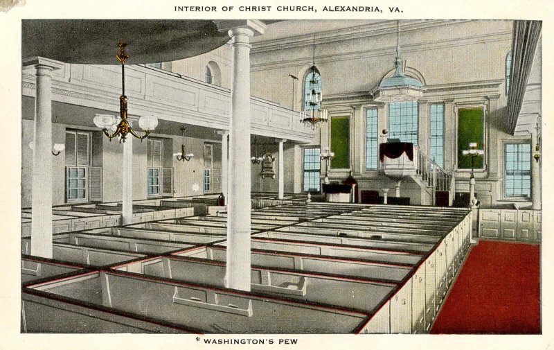 VA - Alexandria. Christ Church, Interior