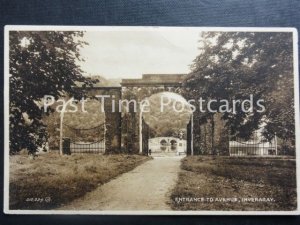 Old PC - Entrance To Avenue, Inveraray