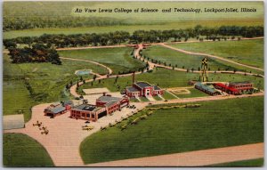 Lockport-Joliet Illinois ILL, Lewis College of Science and Technology, Postcard