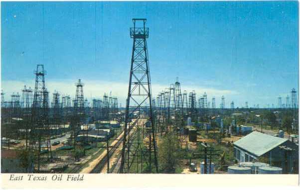 East Texas Oil Field, Largest in the U.S. TX, Chrome