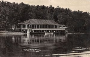 J55/ Kaukauna Wisconsin RPPC Postcard c1910 Ridge Point Park Pavilion 58