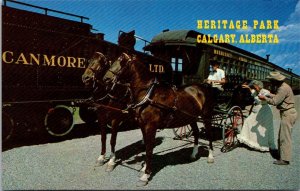 Canada Calgary Heritage Park Buggy and Train