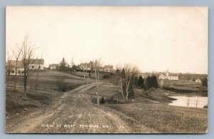 WEST PEMBROKE ME VIEW ANTIQUE REAL PHOTO POSTCARD RPPC