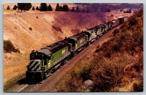 Railroad Postcard - Burlington Northern RR #4241