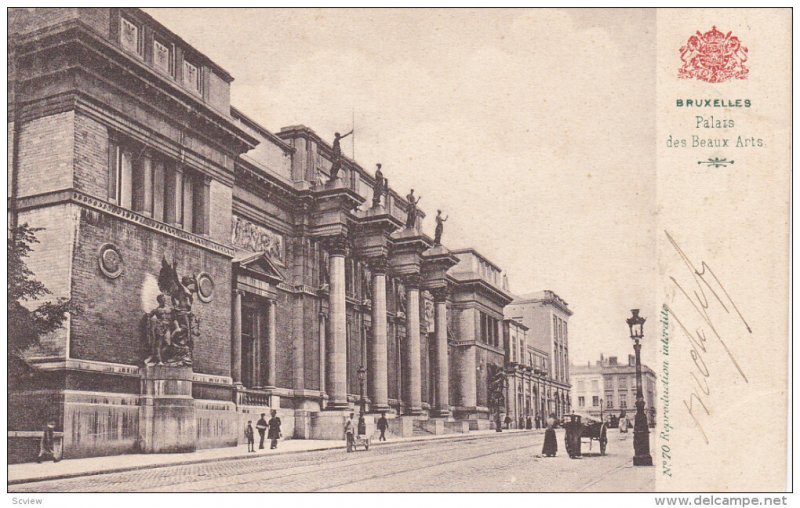 Palais Des Beaux Arts, BRUXELLES, Belgium, PU-1918