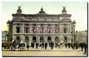 Paris L & # 39Opera - Old Postcard