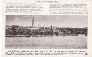 Illinois Springfield River Front Near The Civic Center and Court Square Exten...