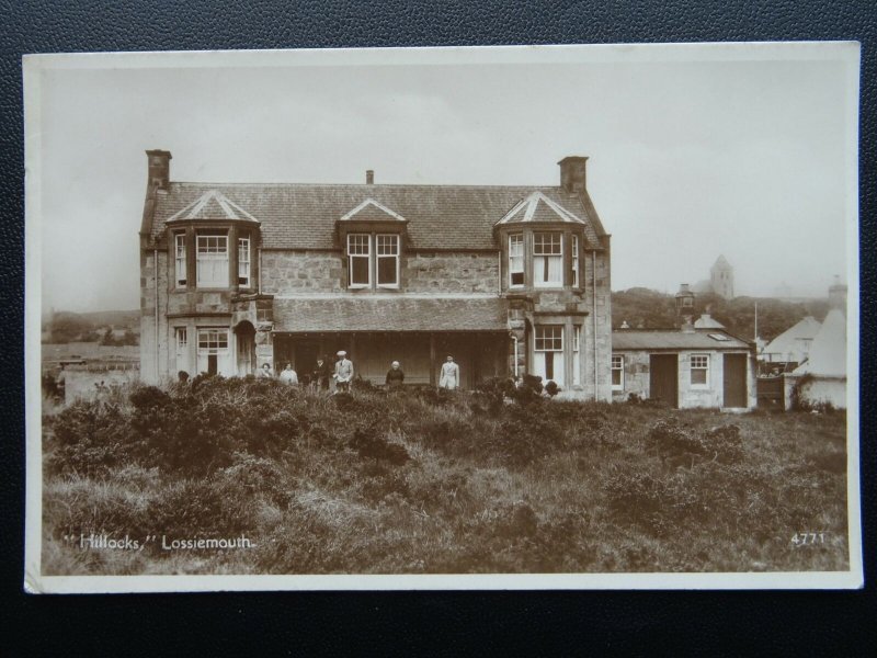 Scotland Moray Lossiemouth HILLOCKS c1930's RP Postcard
